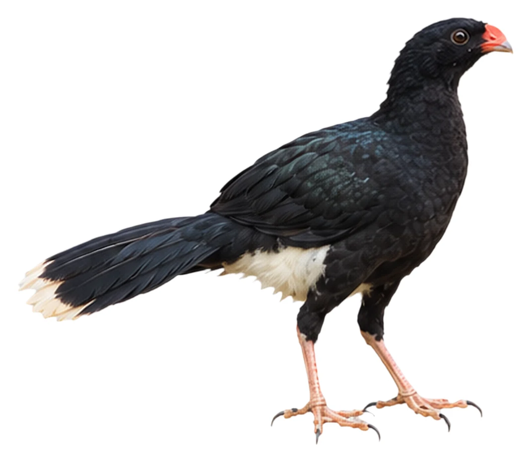 Salvin's Curassow · Original color inspiration