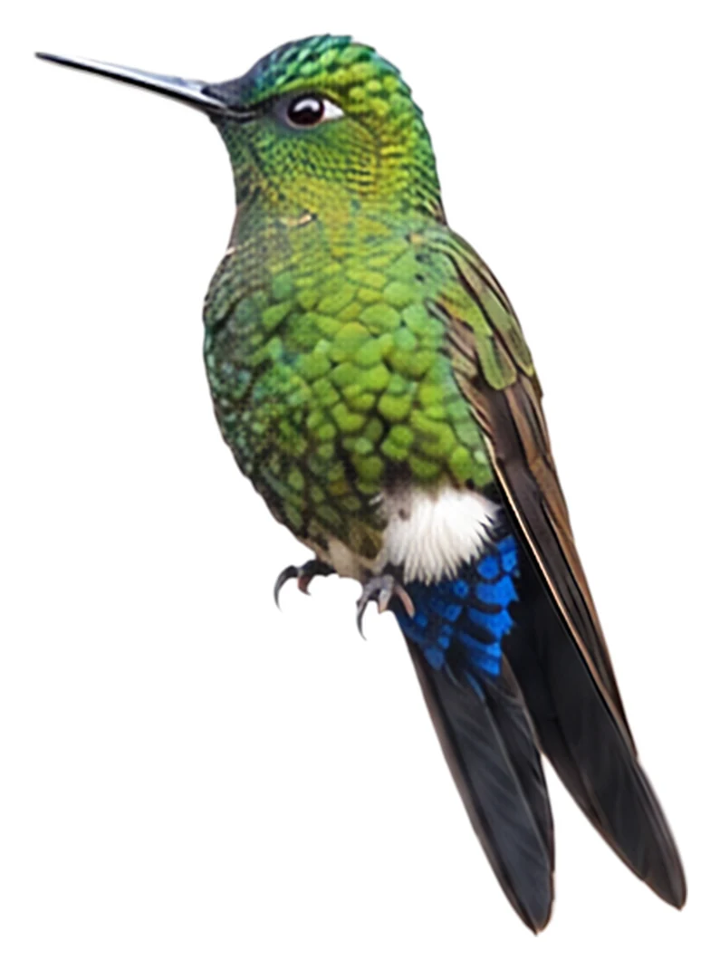 Sapphire-vented Puffleg · Original color inspiration