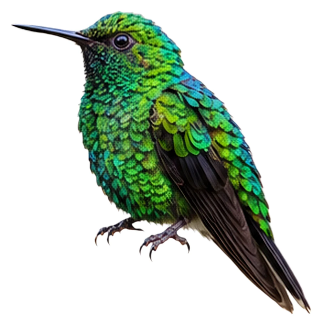 Short-tailed Emerald · Original color inspiration