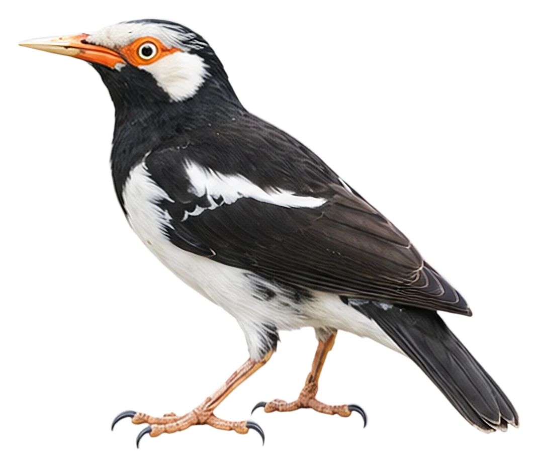 Siamese Pied Myna · Original color inspiration