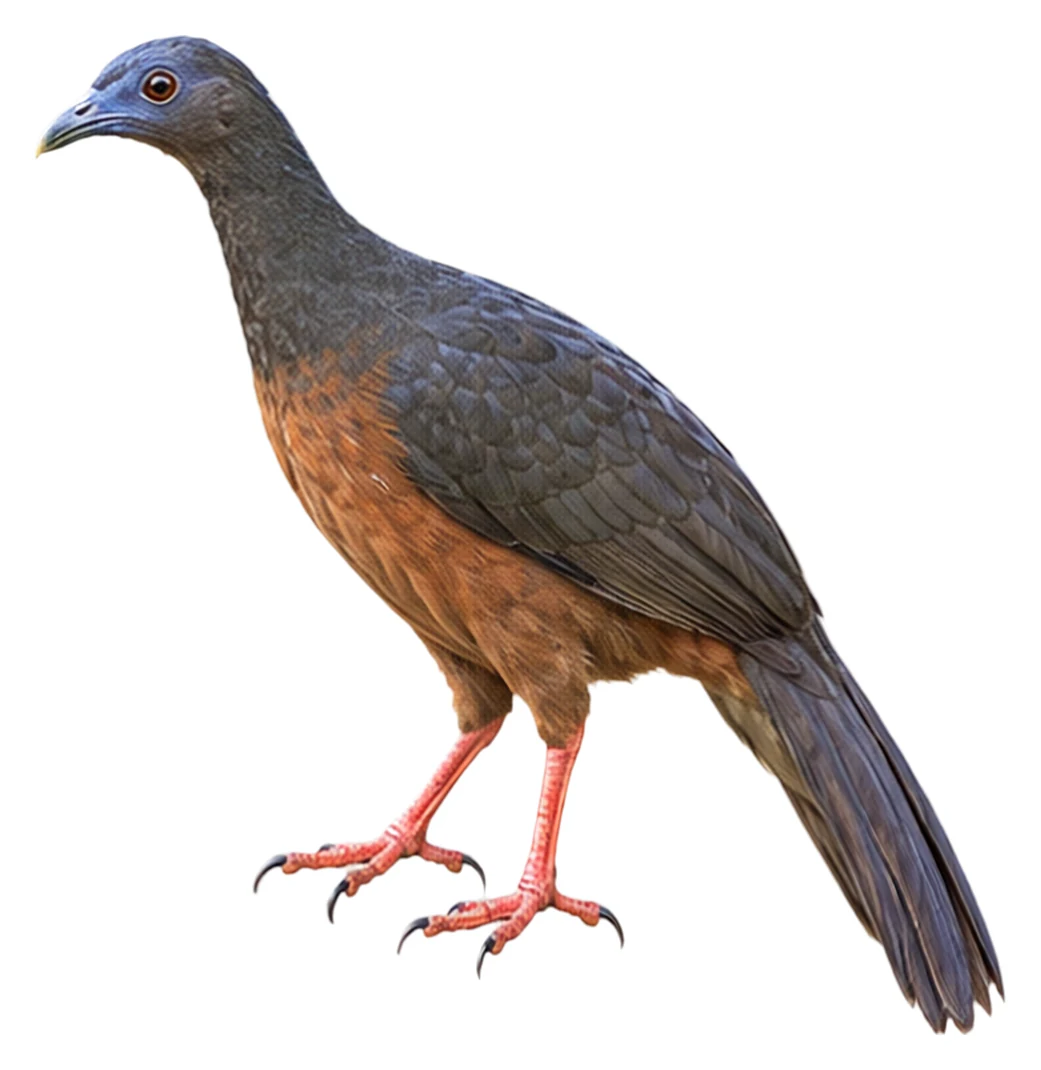 Sickle-winged Guan · Original color inspiration