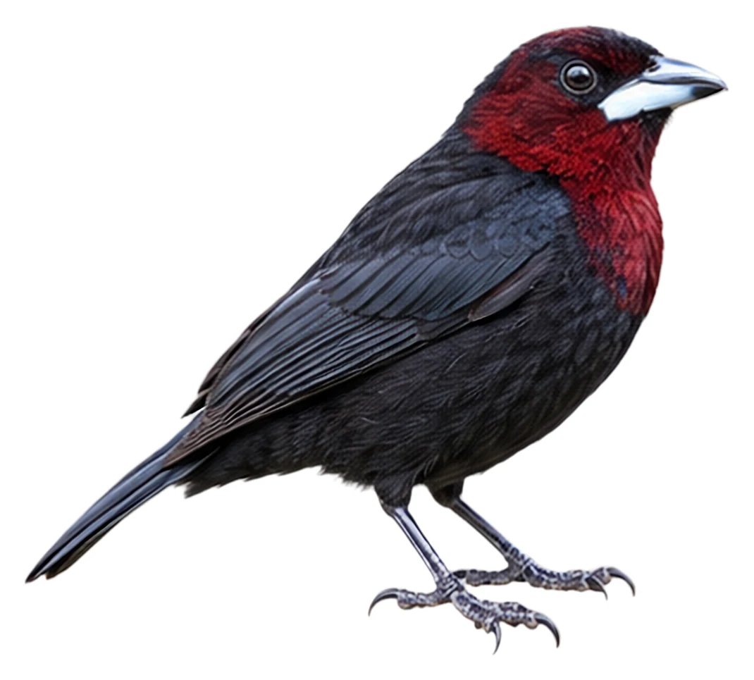 Silver-beaked Tanager · Original color inspiration