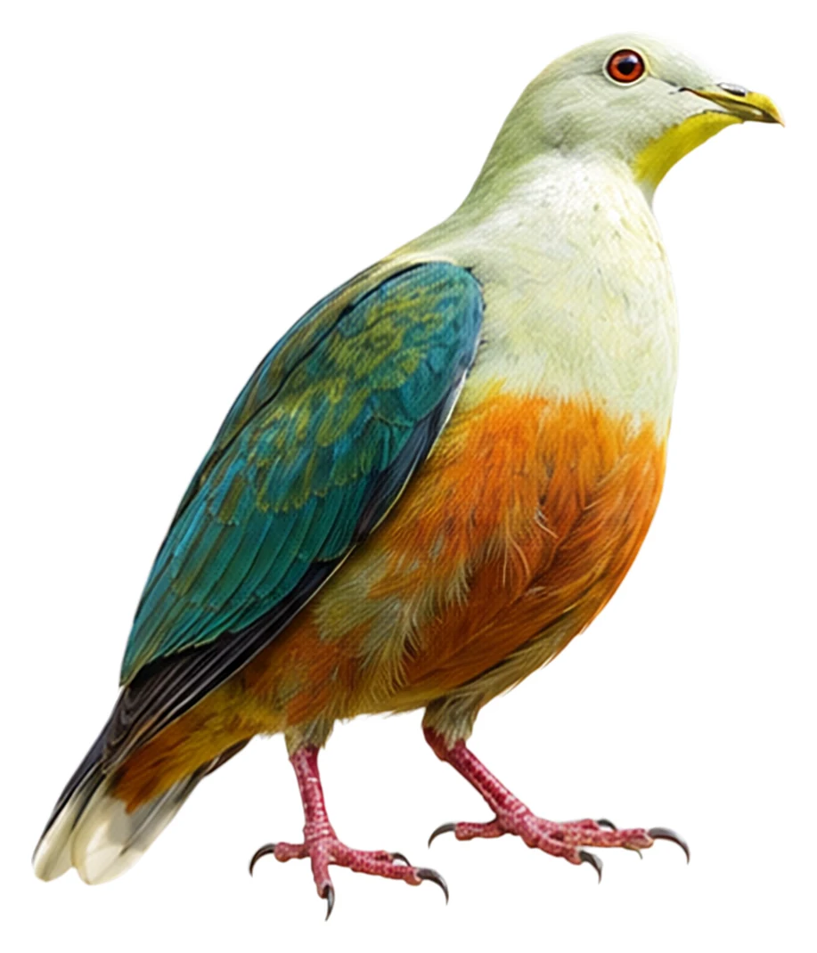 Silver-capped Fruit Dove · Original color inspiration