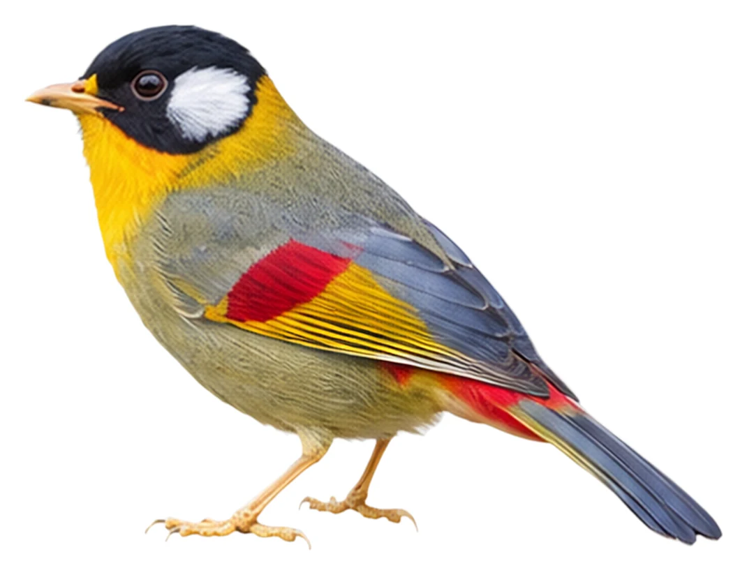 Silver-eared Mesia · Original color inspiration