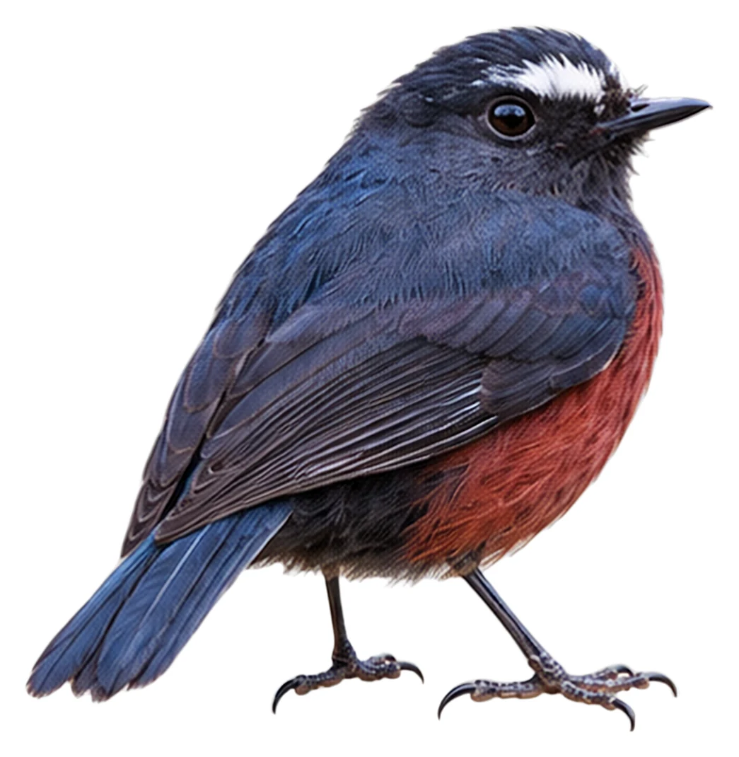 Slaty-backed Chat-Tyrant · Original color inspiration