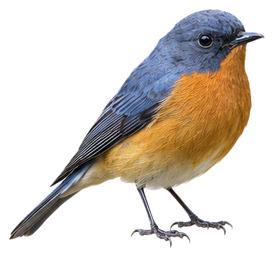 Slaty-backed Flycatcher · Original color inspiration