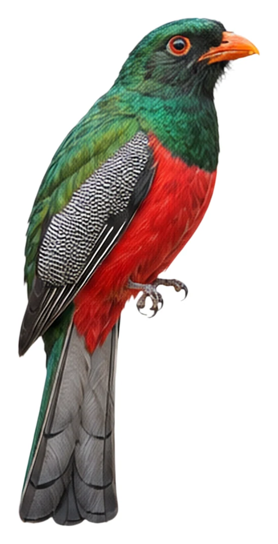 Slaty-tailed Trogon · Original color inspiration
