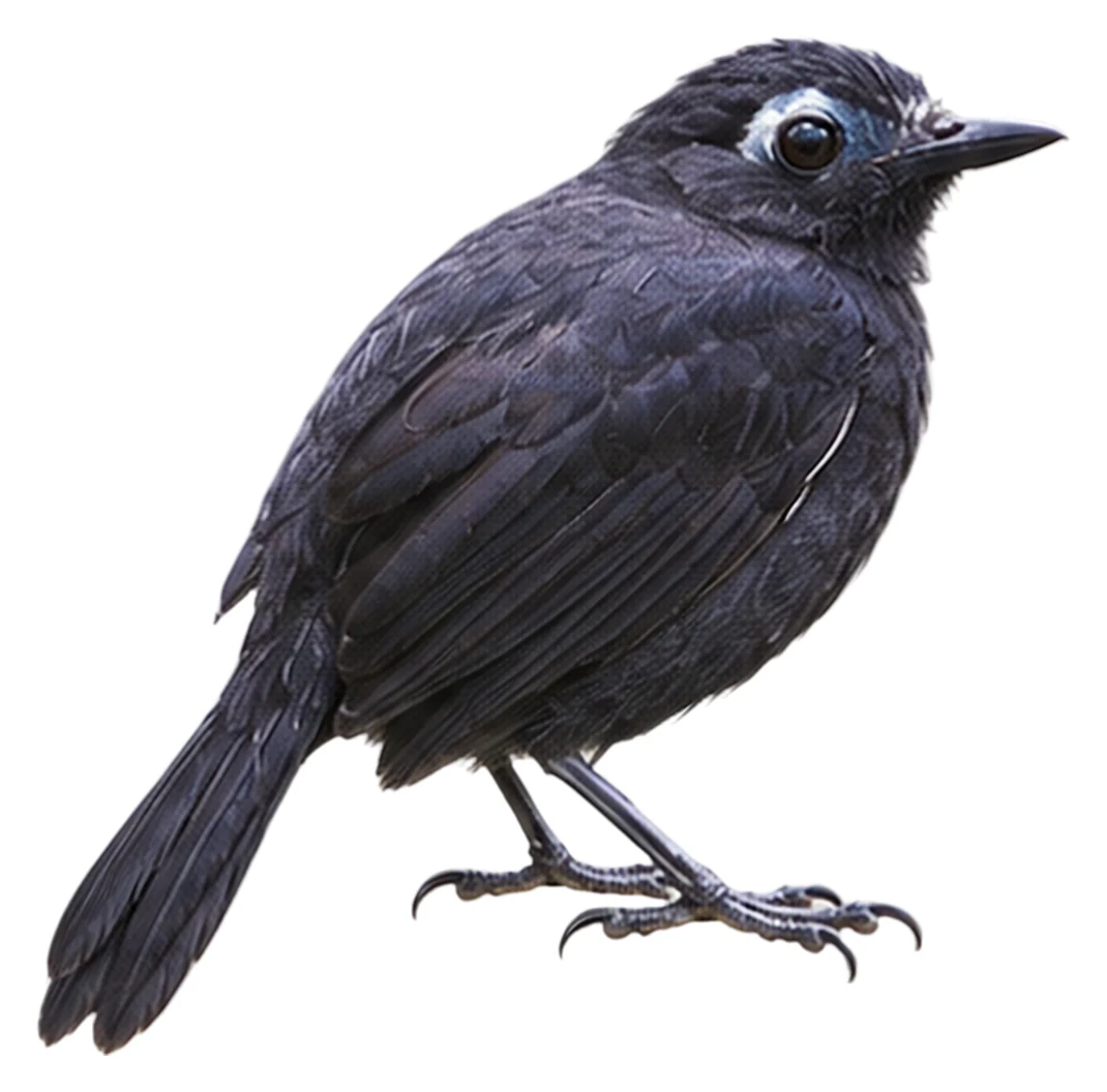 Sooty Antbird · Original color inspiration