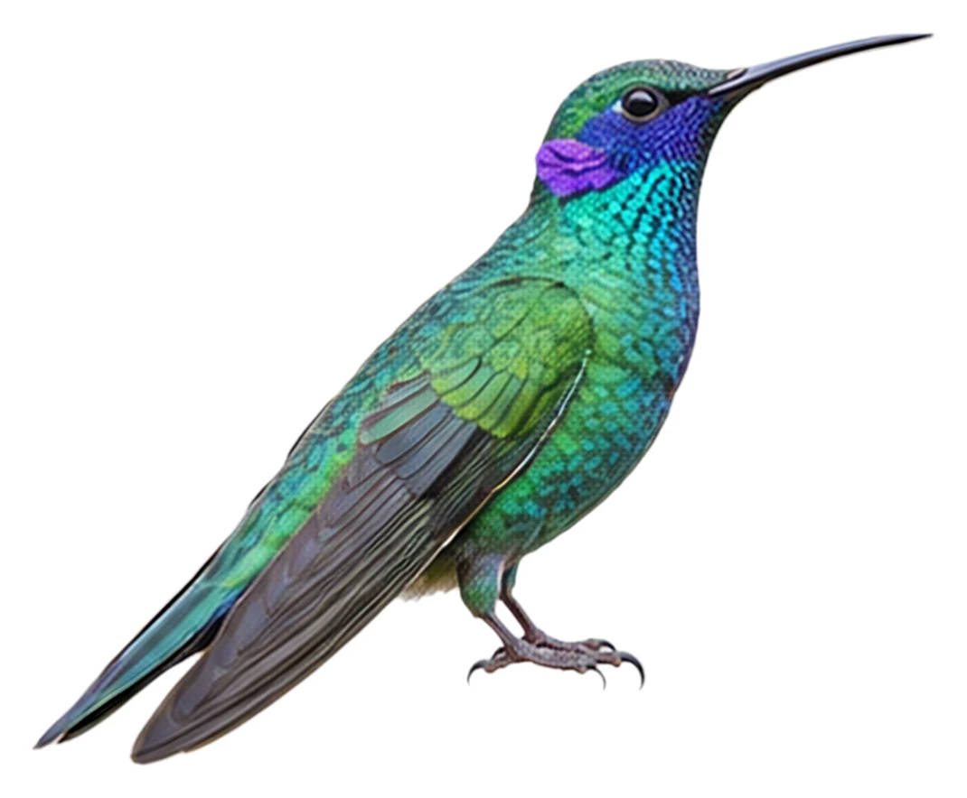 Sparkling Violetear · Original color inspiration