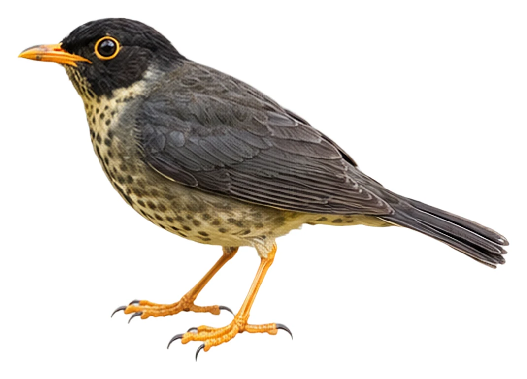 Speckled Nightingale-Thrush · Original color inspiration
