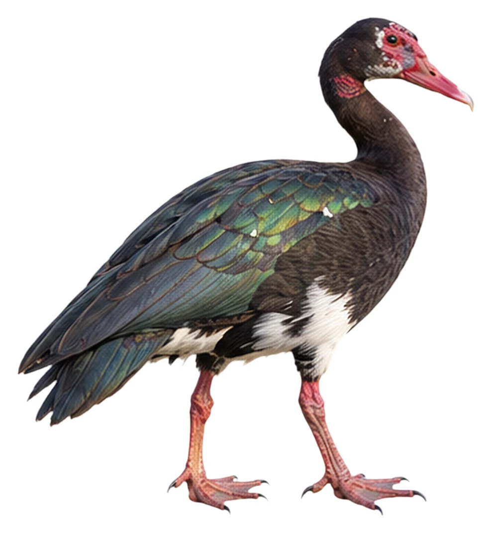 Spur-winged Goose · Original color inspiration