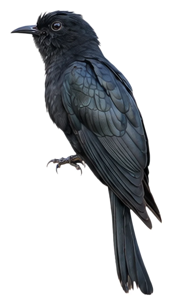 Square-tailed Drongo-Cuckoo · Original color inspiration
