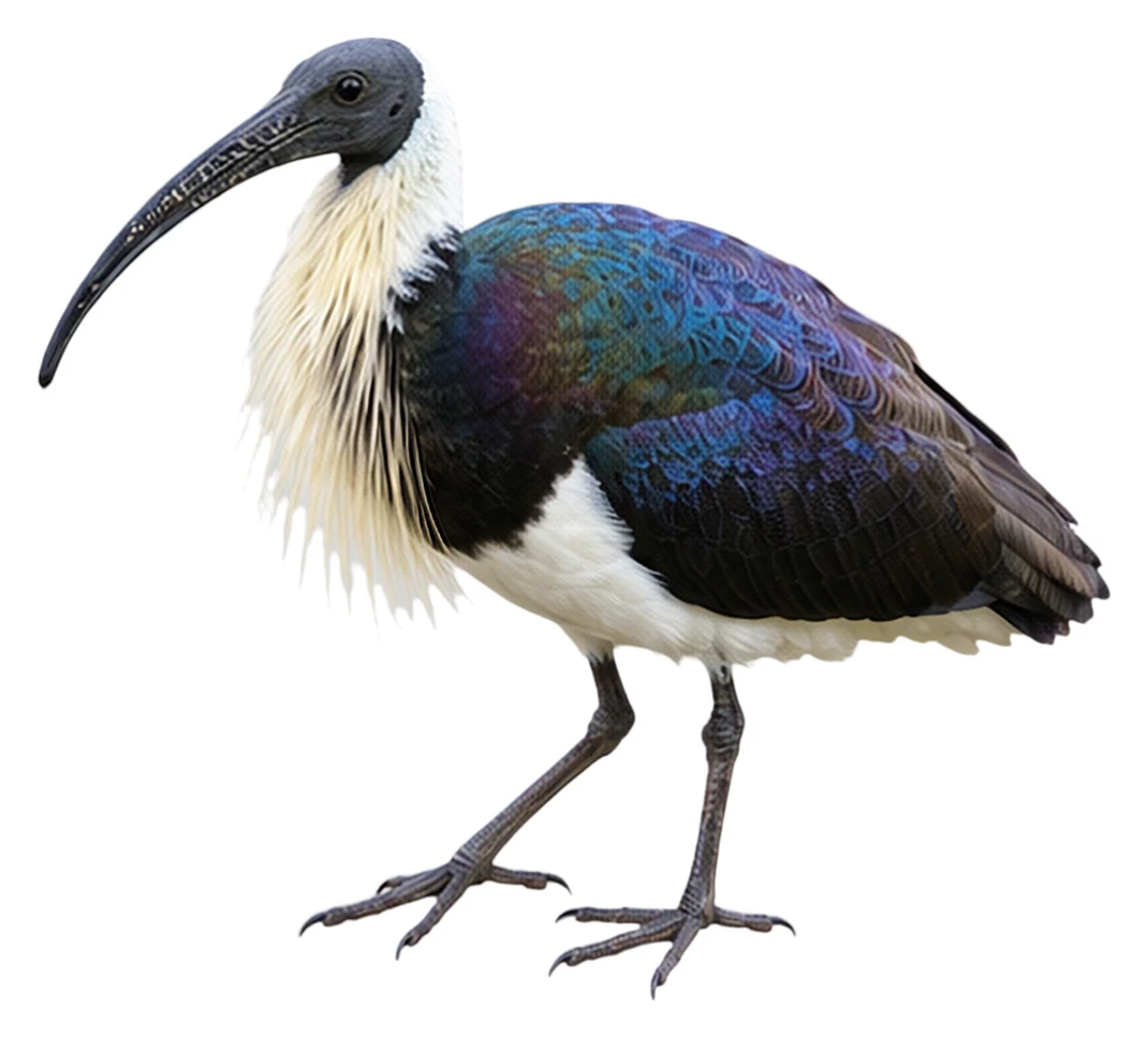 Straw-necked Ibis · Original color inspiration