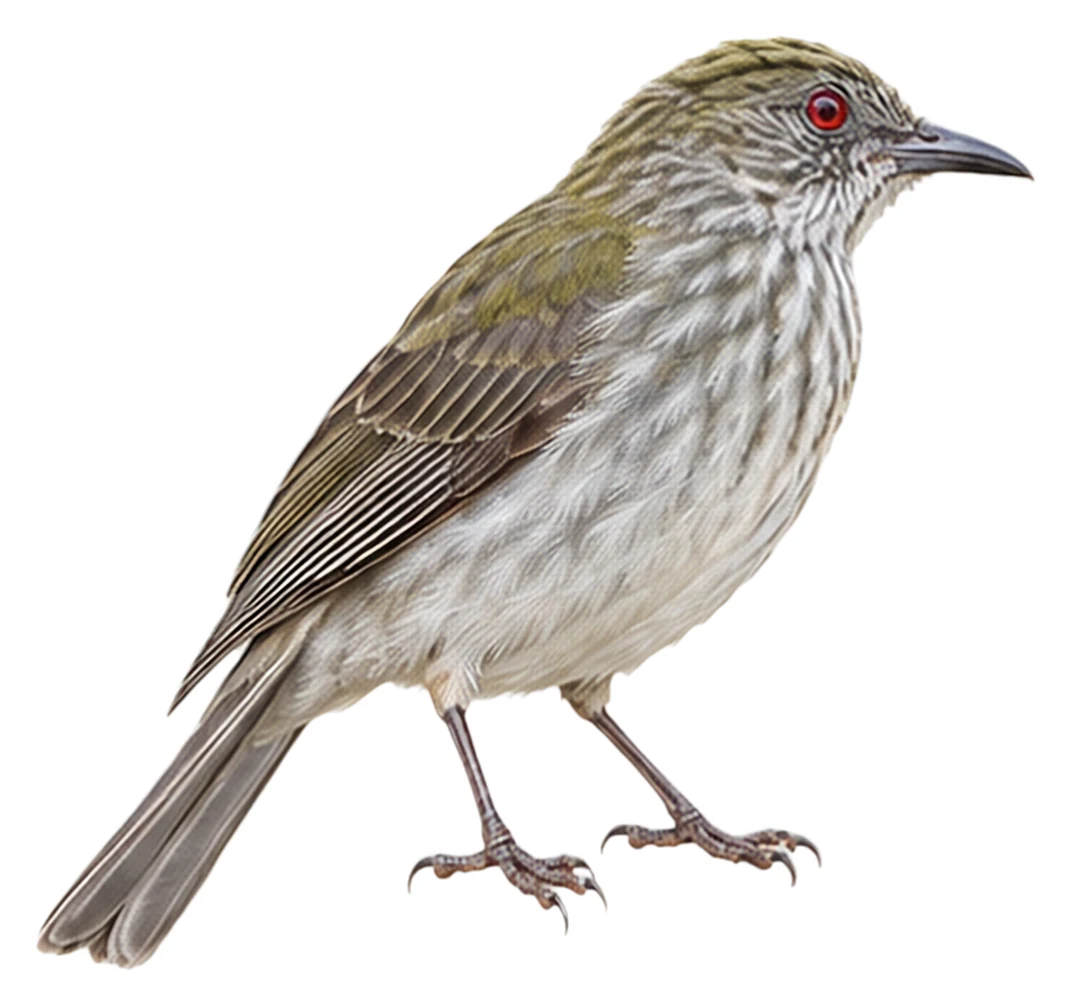 Streaked Bulbul · Original color inspiration