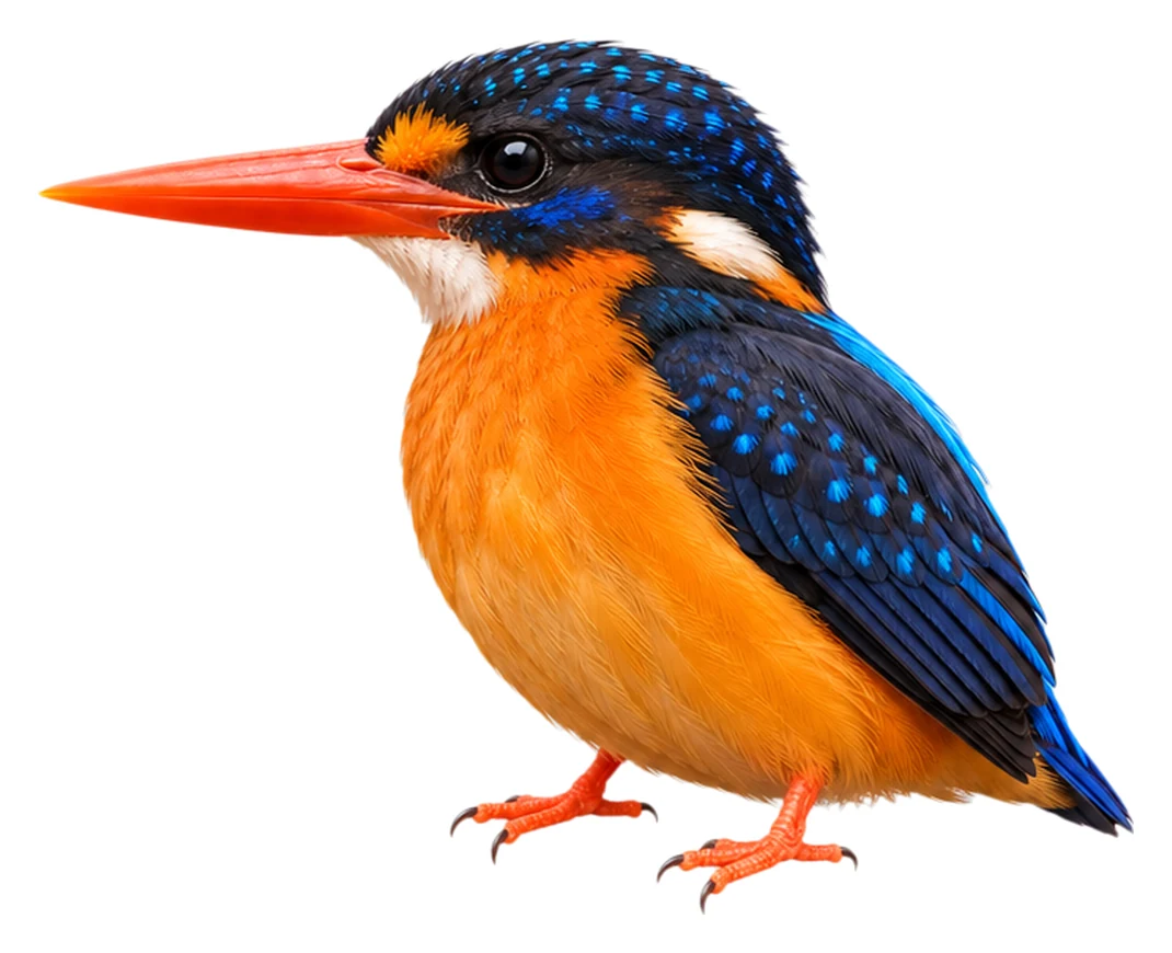 Sula Dwarf Kingfisher · Original color inspiration