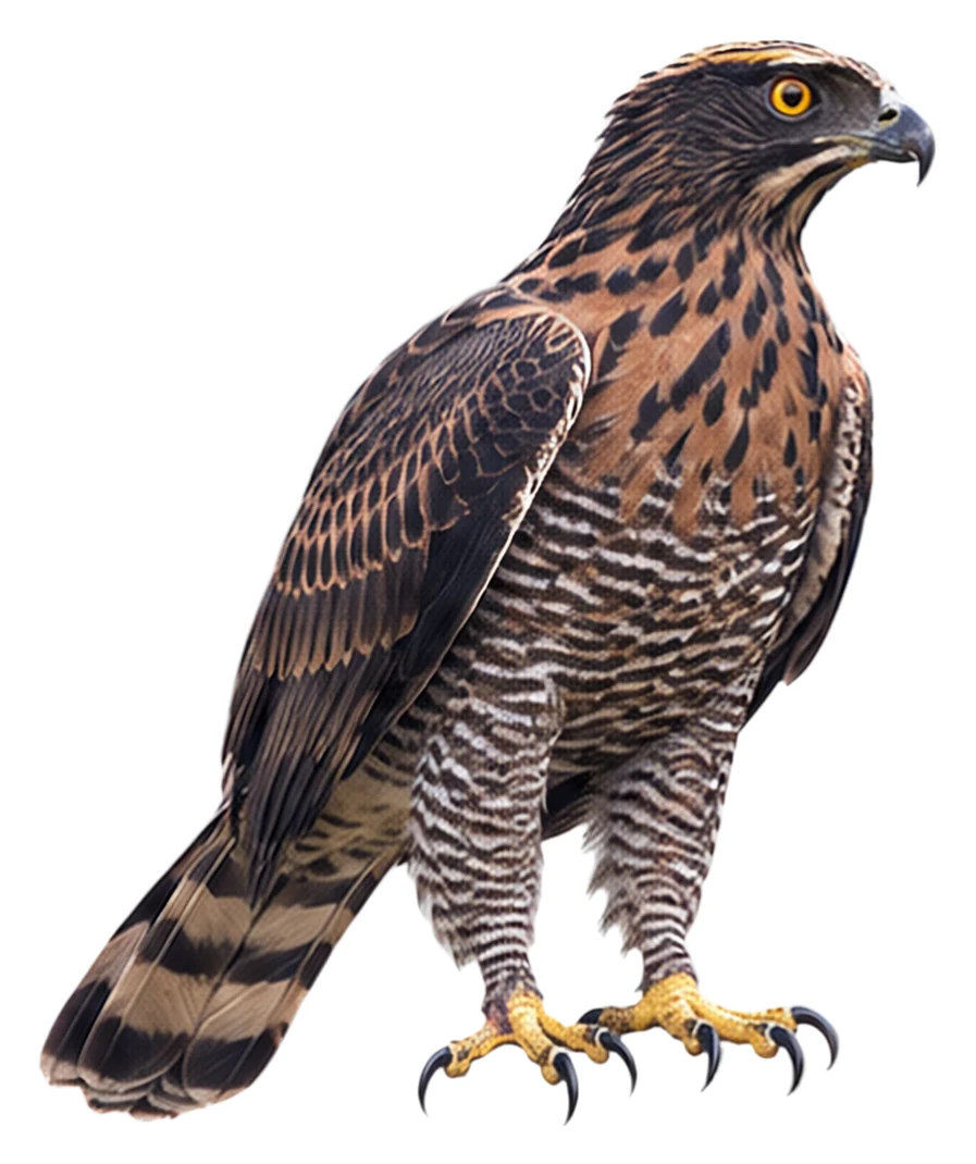 Sulawesi Hawk-Eagle · Оригинални цветове