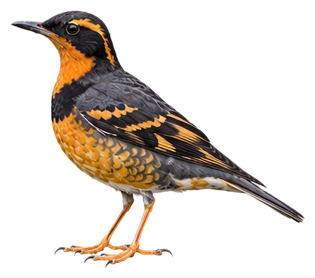 Varied Thrush · Original color inspiration