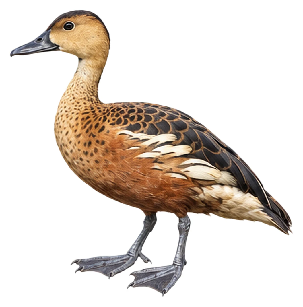 Wandering Whistling Duck · رنگ‌های اصلی