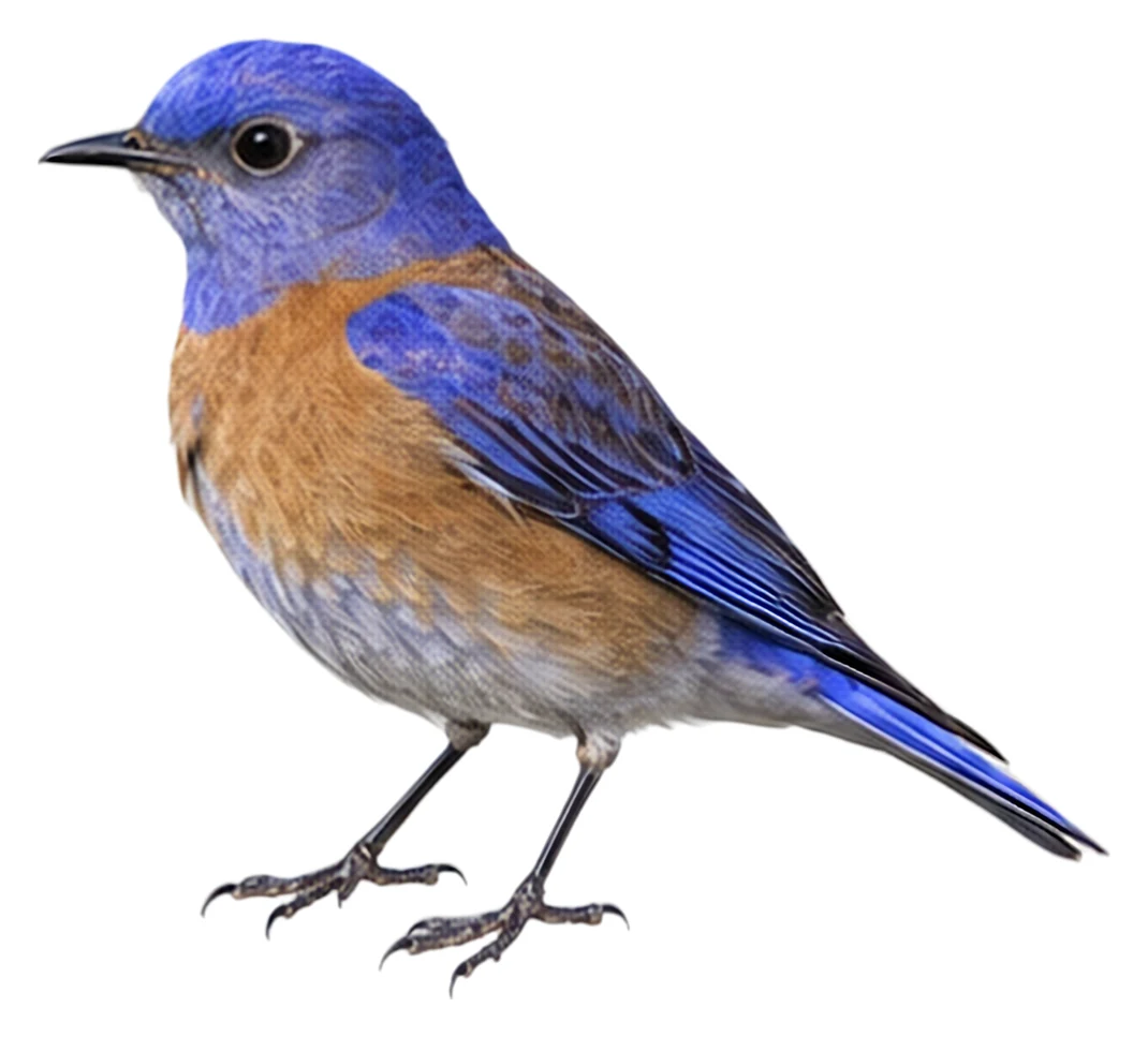 Western Bluebird · Original color inspiration