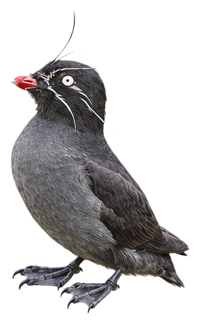 Whiskered Auklet · Original color inspiration