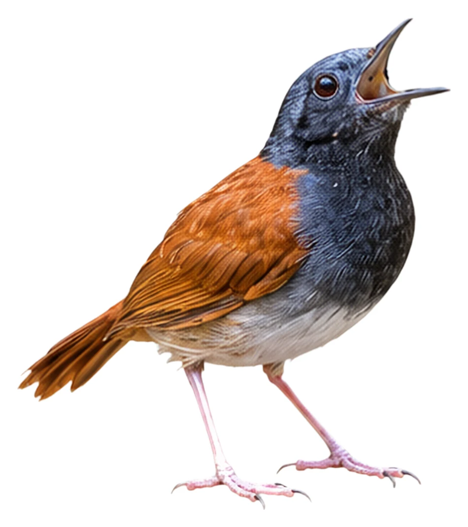 White-bellied Antbird · Original color inspiration