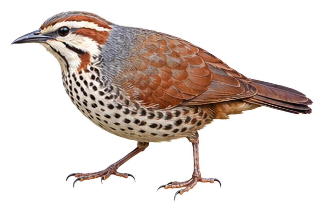 White-breasted Mesite · Original color inspiration