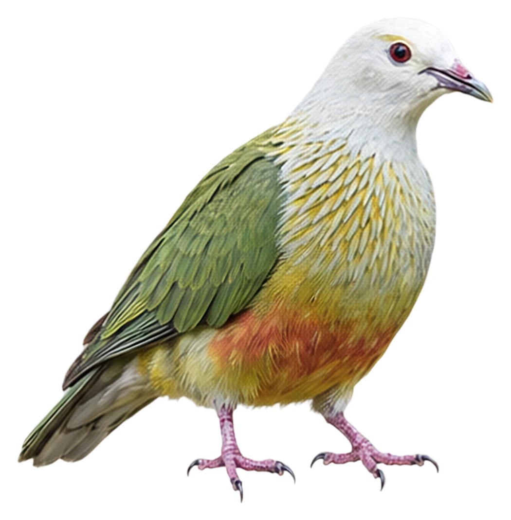 White-capped Fruit Dove · Original color inspiration