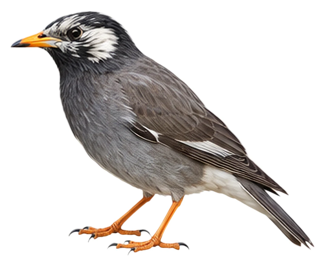 White-cheeked Starling · Original color inspiration
