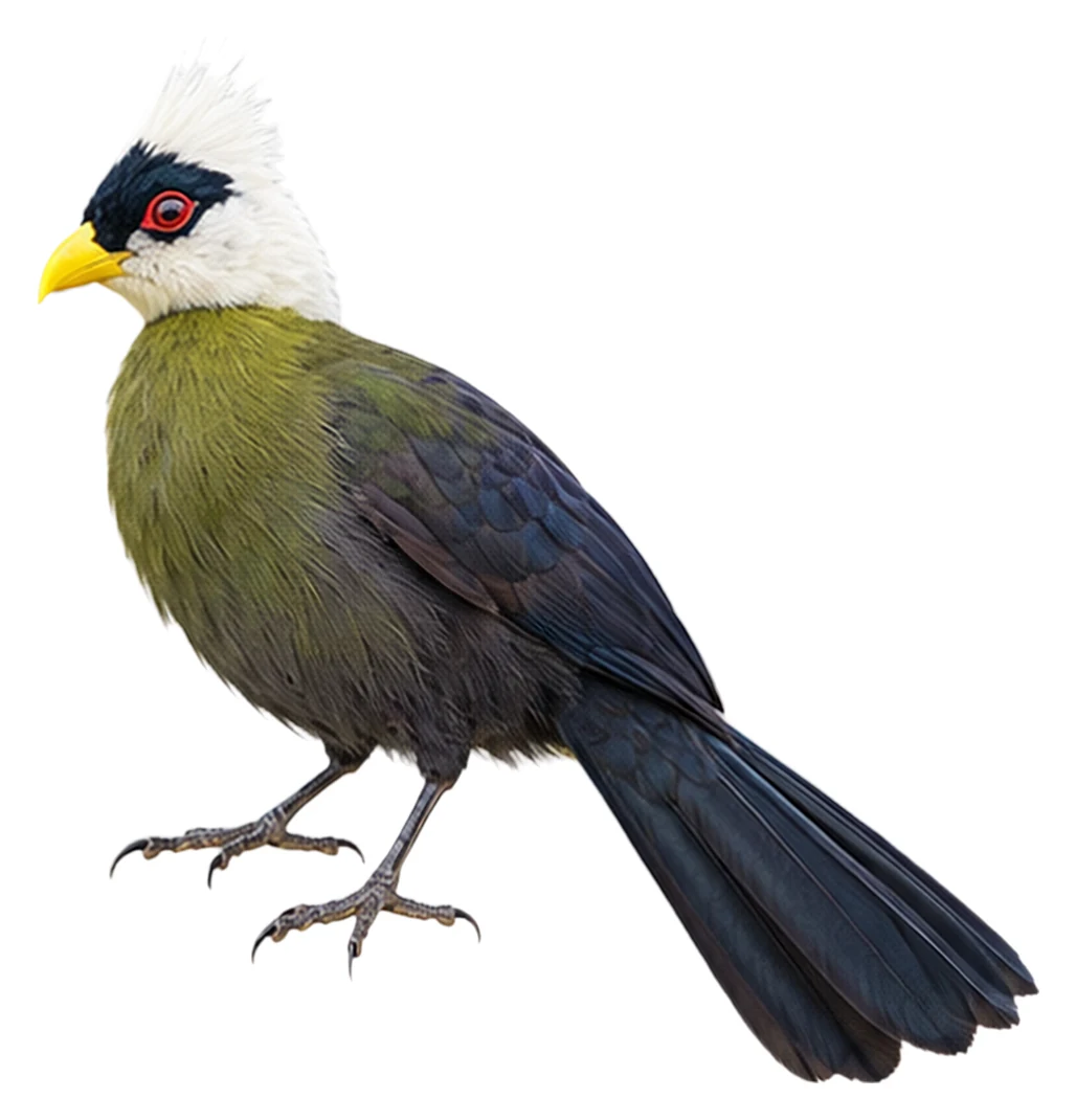 White-crested Turaco · Original color inspiration