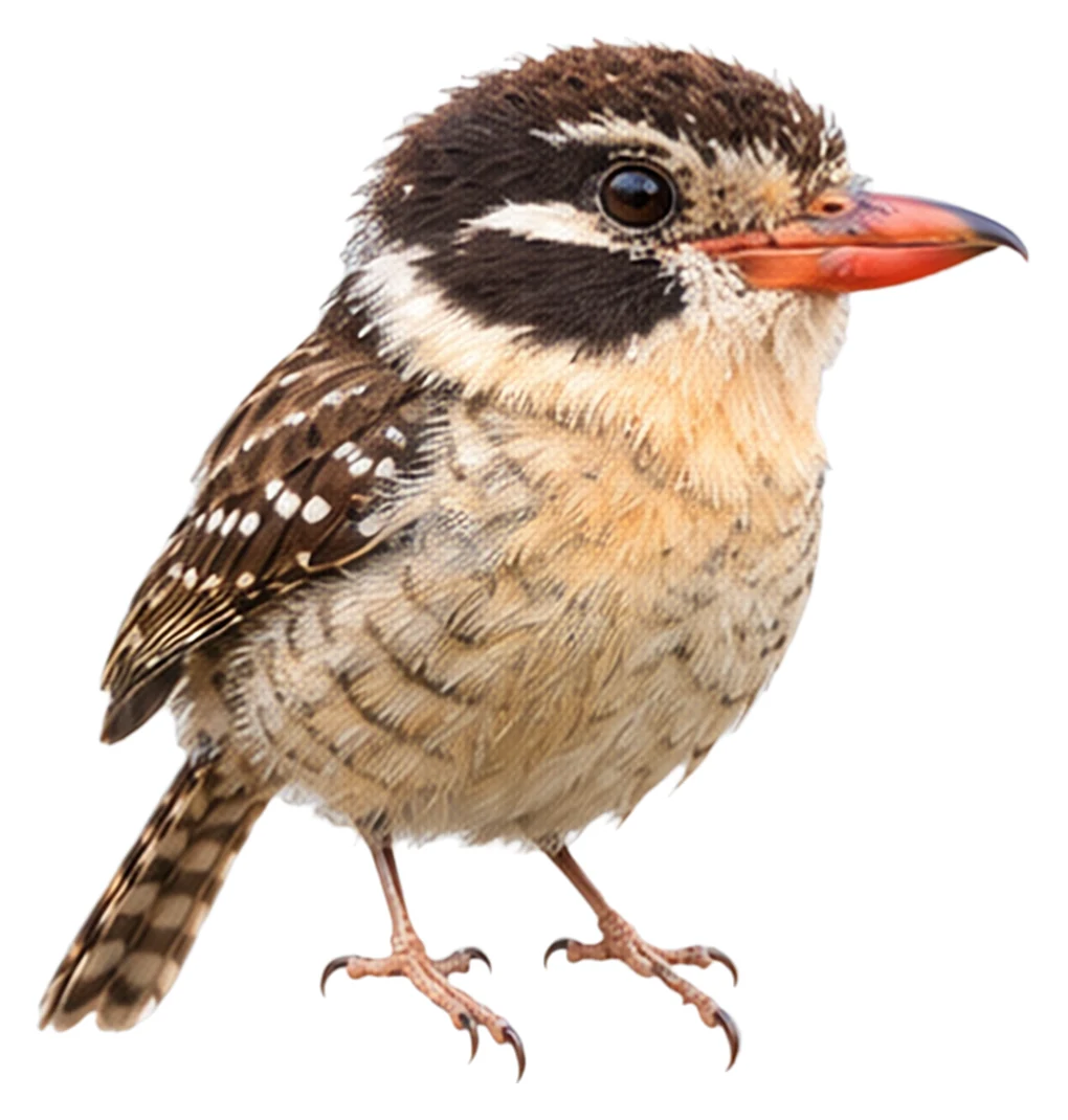 White-eared Puffbird · Original color inspiration