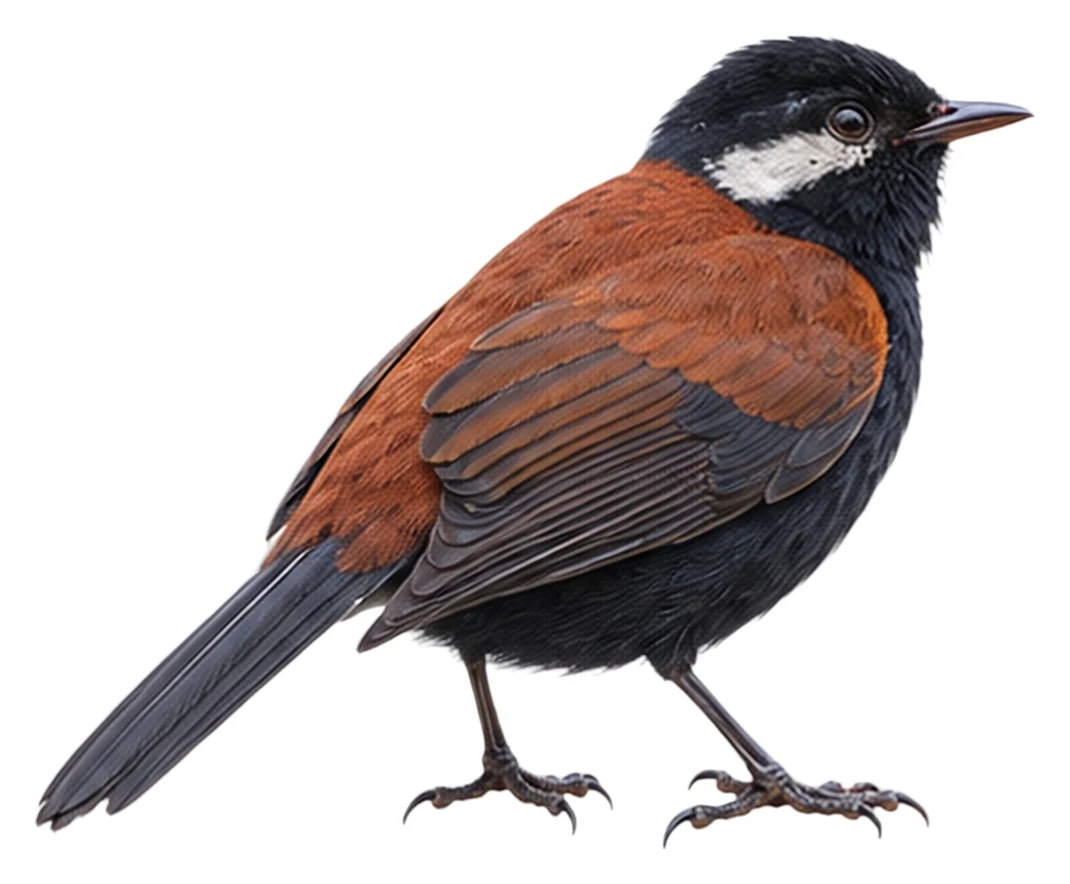 White-eared Solitaire · Original color inspiration