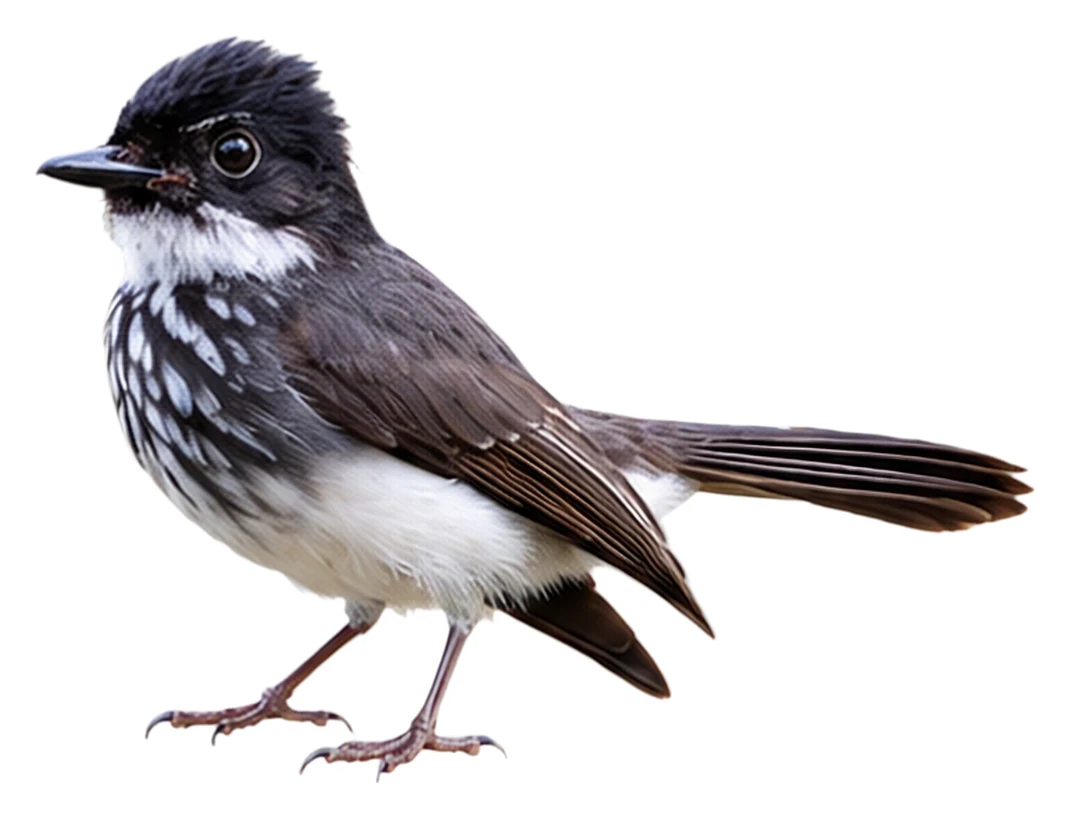 White-gorgeted Fantail · Original color inspiration