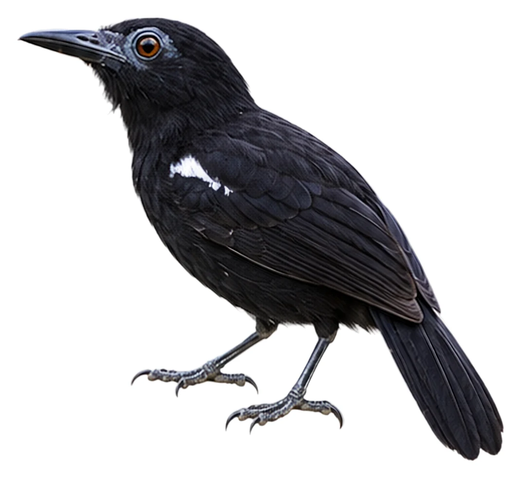 White-shouldered Antbird · Original color inspiration