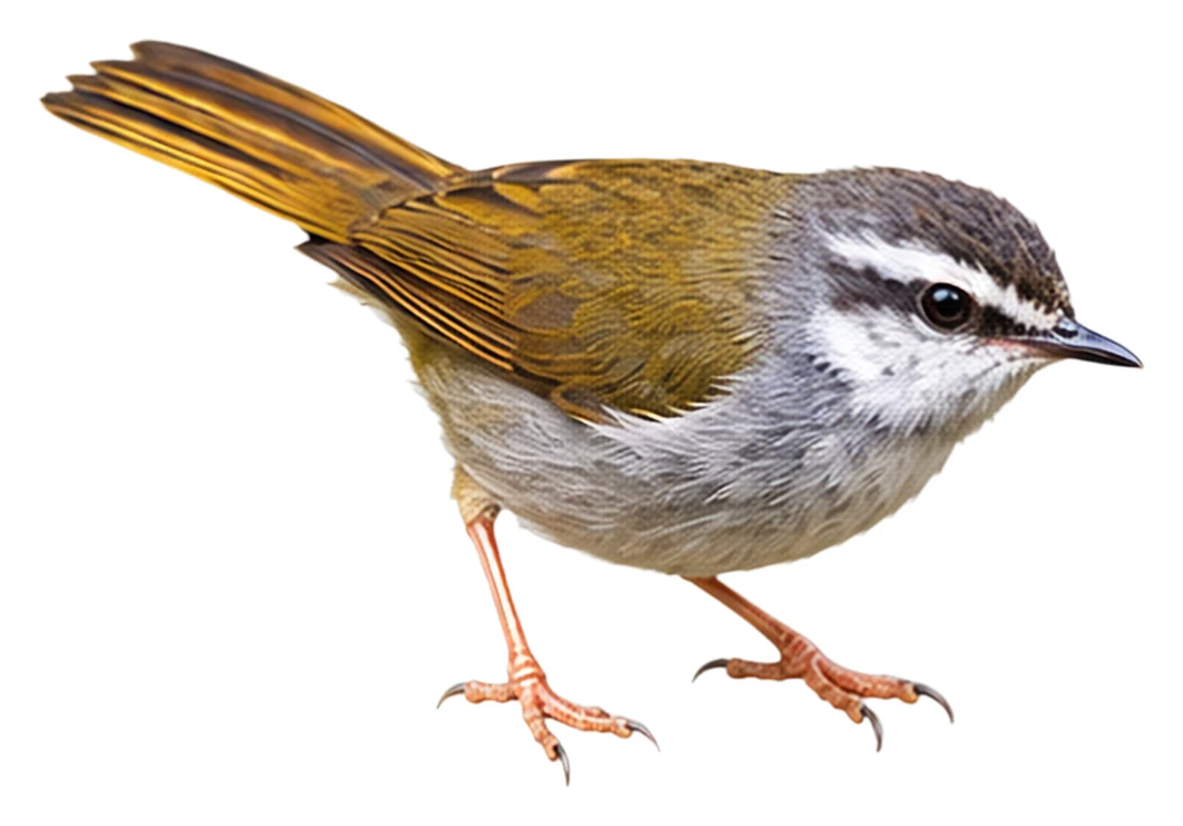 White-striped Warbler · Original color inspiration
