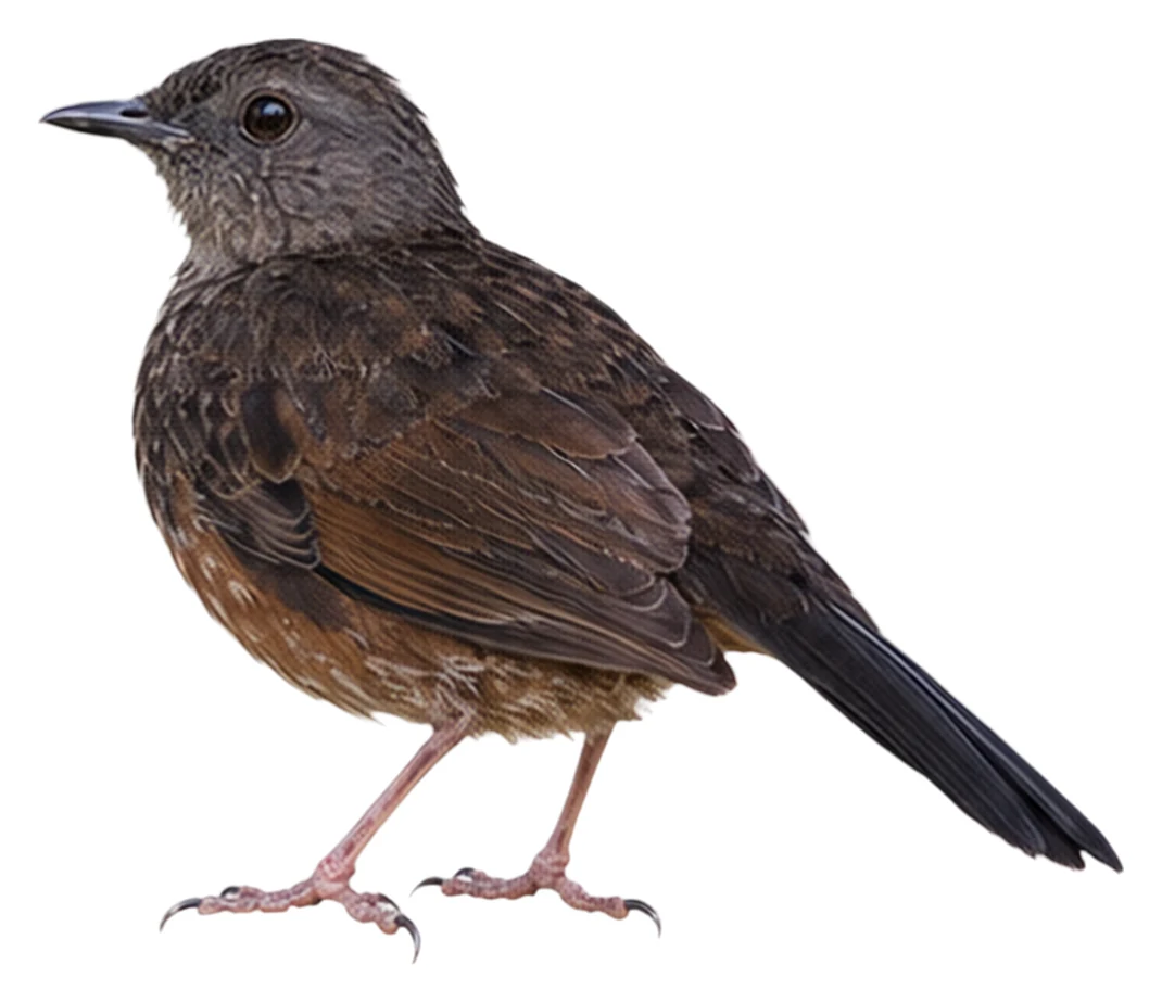 White-tailed Ant Thrush · Original color inspiration