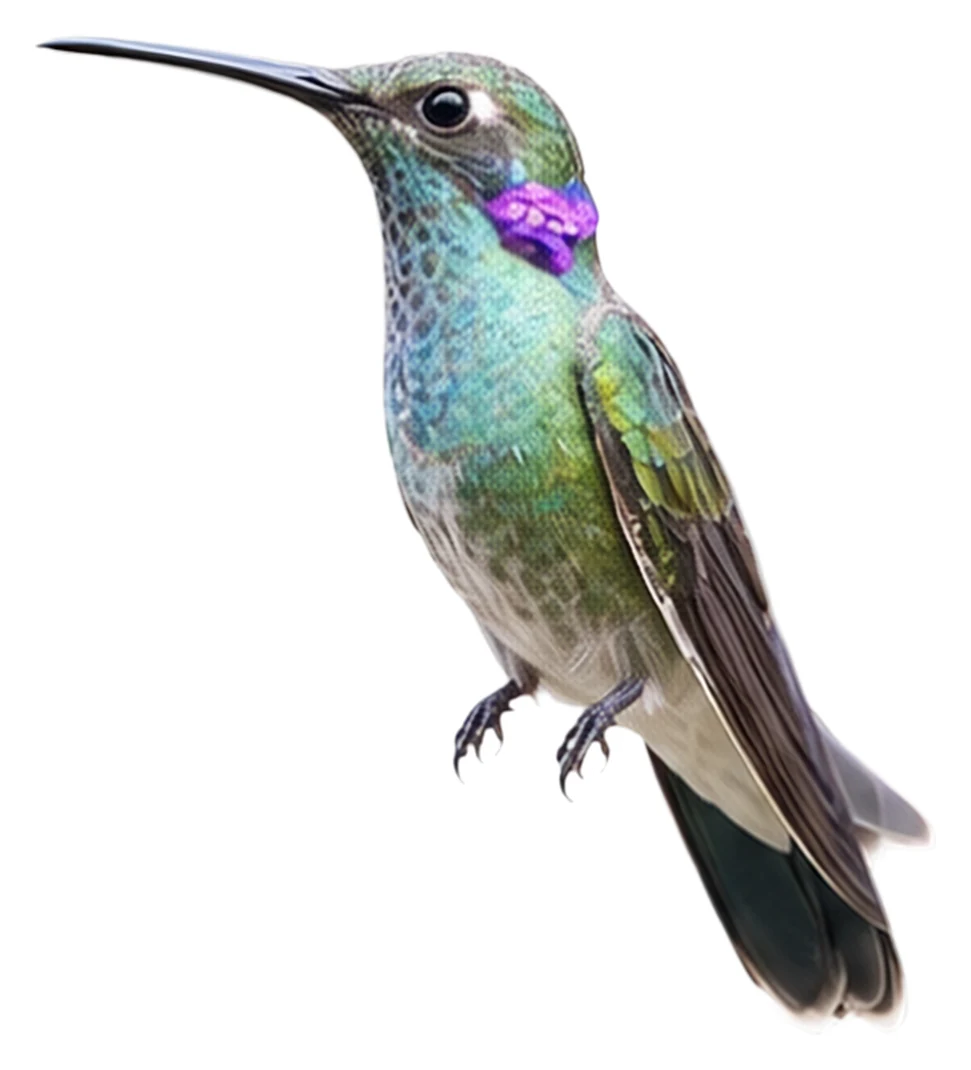 White-vented Violetear · Original color inspiration