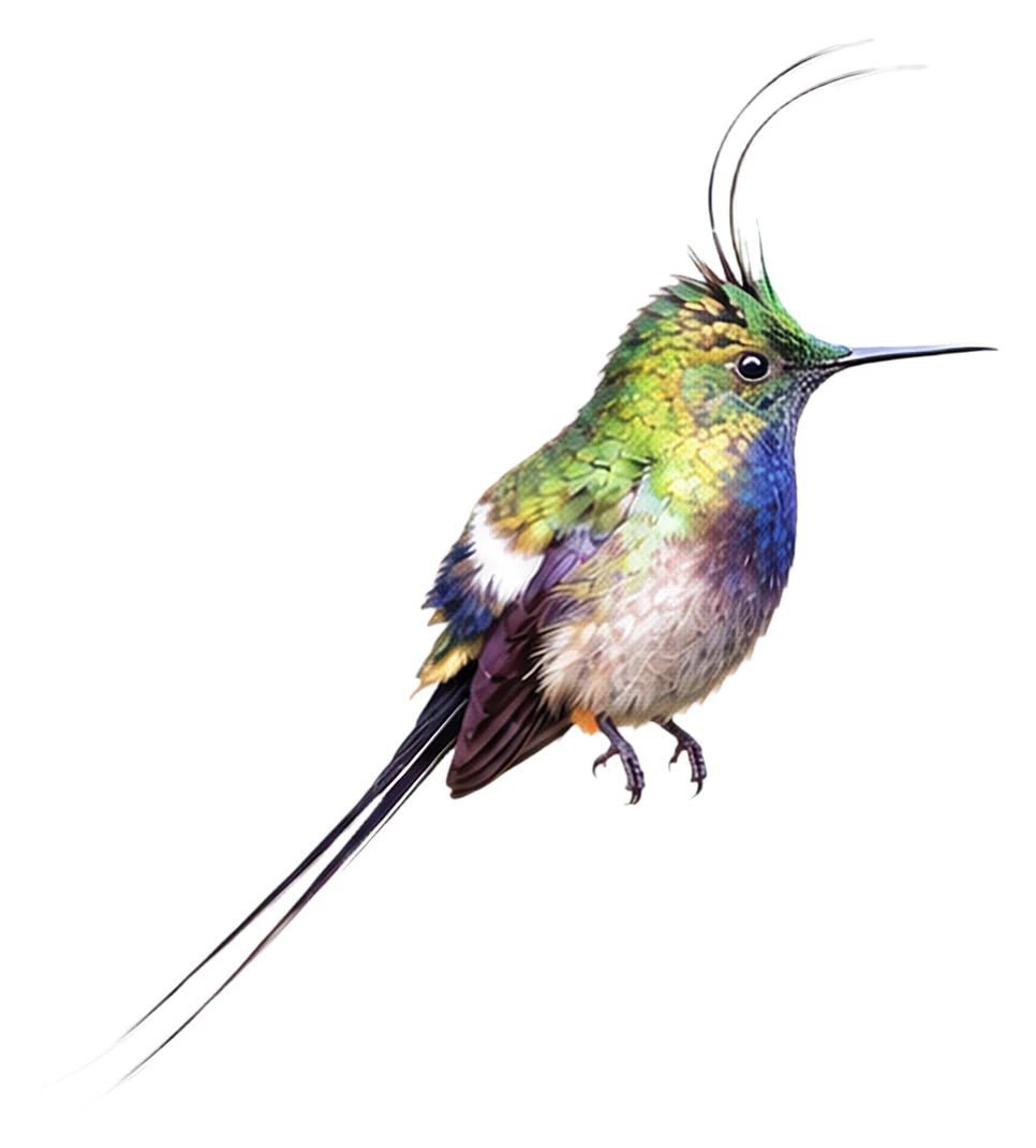 Wire-crested Thorntail · Original color inspiration
