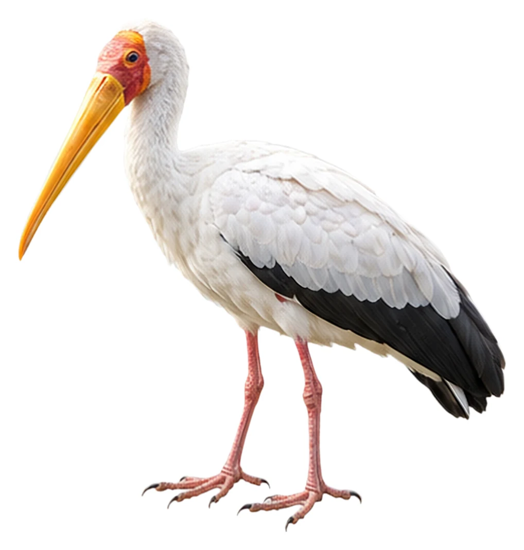 Yellow-billed Stork · Original color inspiration