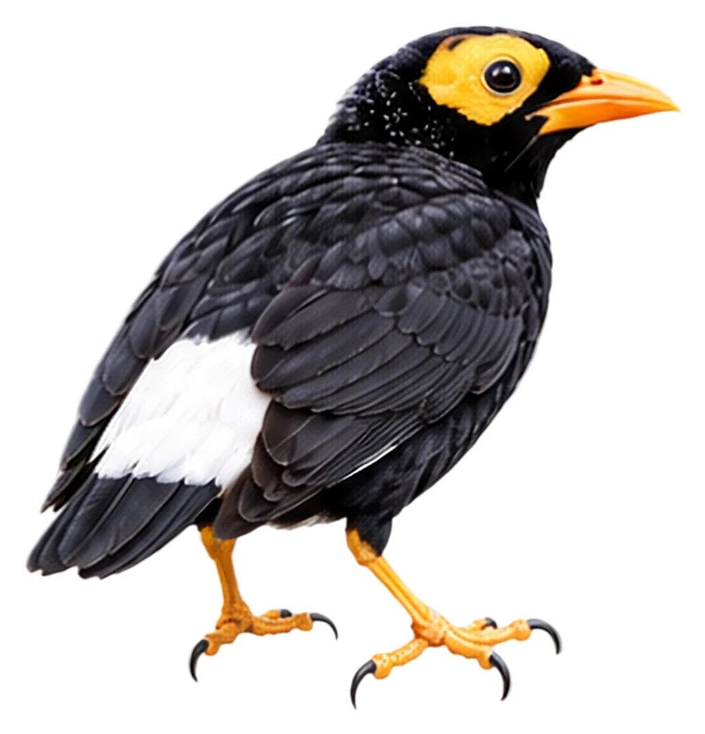 Yellow-faced Myna · Original color inspiration